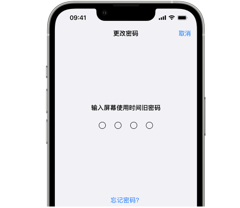 蓟州iPhone屏幕维修分享iPhone屏幕使用时间密码忘记了怎么办 