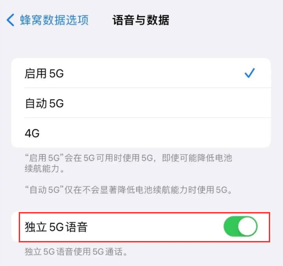 蓟州苹果14维修分享iPhone 14 Pro如何开启VoNR 